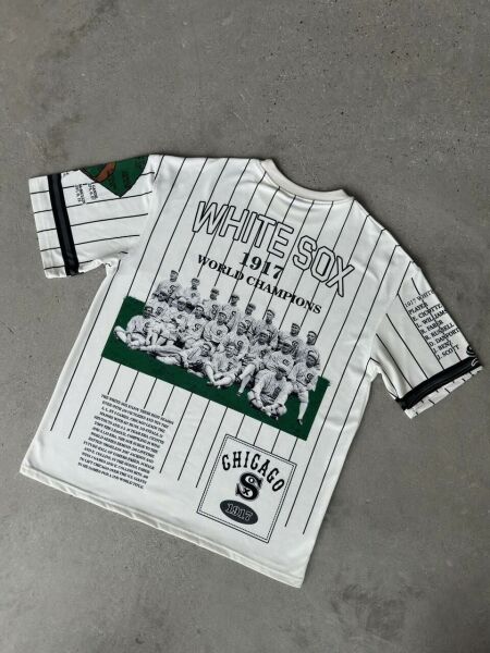 Chicago White Sox 1917 Dünya Şampiyonları Vintage Oversize Tişört