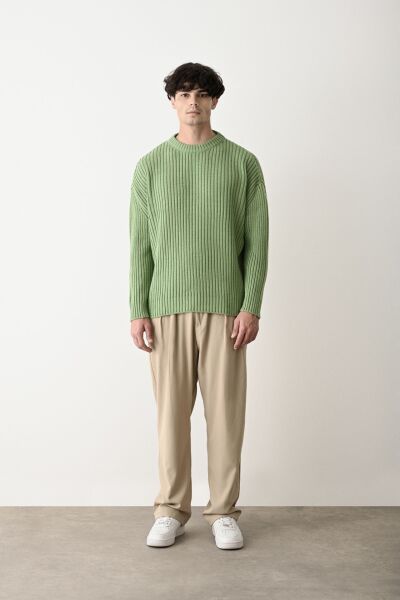 Modern Oversize Triko Kazak - Rahat ve Şık Tasarım