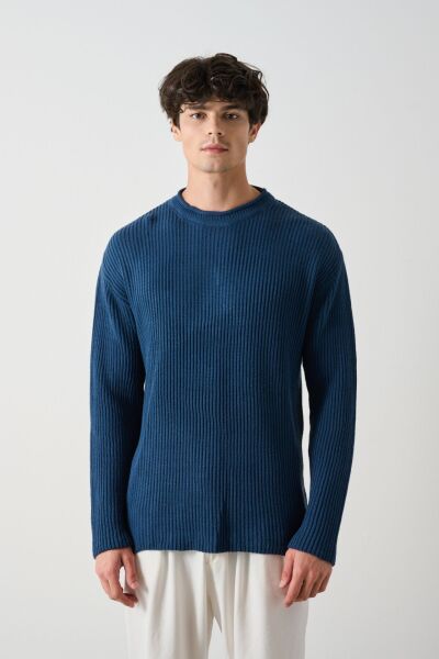 Sosis Yaka Oversize Kazak - Rahat ve Şık Tasarım