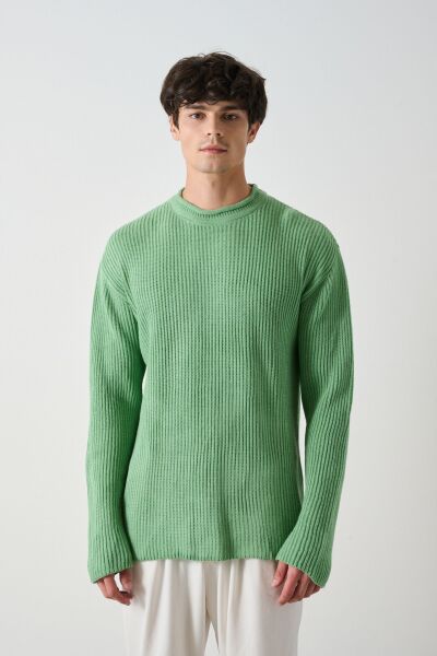 Sosis Yaka Oversize Kazak - Rahat ve Şık Tasarım